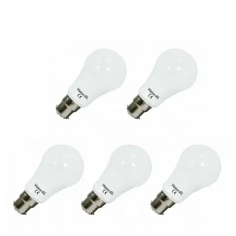 VISION-EL Pack 5x Ampoule LED B22 Bulb Blanc Chaud 12W (110W) 3000°K - Blanc Chaud 1 VISION-EL Pack 5x Ampoule LED B22 Bulb Blanc Chaud 12W (110W) 3000°K - Blanc Chaud