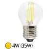 VISION-EL Ampoule LED à Filament Petit Format - E27 - 4W - 300° - 380lm