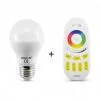 VISION-EL Ampoule LED E27 Bulb 7W RGB + Blanc Jour + Télécommande