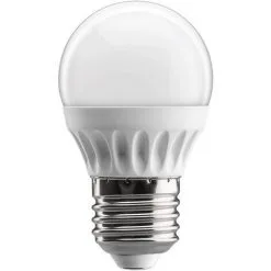VISION-EL Ampoule LED Bulbe Douille E27, 4W 230V, Blanc Chaud