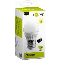 VISION-EL Ampoule LED Bulbe Douille E27, 4W 230V, Blanc Chaud -VISION-EL Soldes 18983899 4
