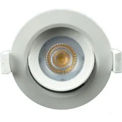 VISION-EL Spot LED 7W 230V Encastrable Orientable Teinte Blanc Chaud