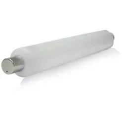 VISION-EL Tube LED Salle De Bain 6W (55W) Type S19 Blanc Neutre 4000°K Opale