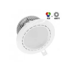 Spot Led Fixe 4 Zones Avec Alimentation Electronique 13W RGB 4000K - Vision-el
