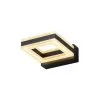Applique Murale Led 12W Carre 4000K Gris Anthracite IP54 - Vision-el