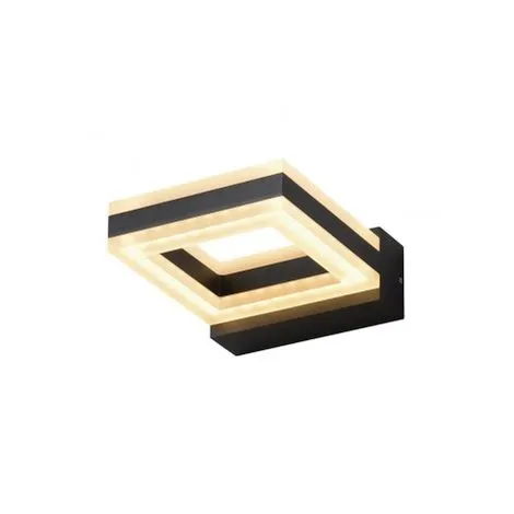 Applique Murale Led 12W Carre 4000K Gris Anthracite IP54 - Vision-el 1 Applique Murale Led 12W Carre 4000K Gris Anthracite IP54 - Vision-el