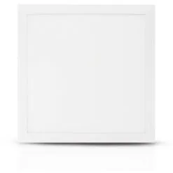VISION-EL Dalle LED 18W (160W) 295x295 Blanc Neutre 4000°K Alu Blanc