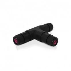 VISION-EL Connecteur Étanche Automatique Forme T IP68 250V 16A Noir 3 FIils