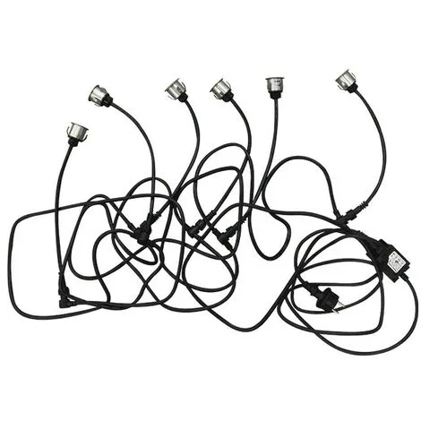 VISION-EL KIT SPOT LED TERRASSE 6 X 0,6 W 12V 4000K ROND IP67 + ALIM 230 V 2 VISION-EL KIT SPOT LED TERRASSE 6 X 0,6 W 12V 4000K ROND IP67 + ALIM 230 V – Image 2