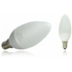 Ampoule LED 4W E14 Flamme Blanc Chaud - VISION-EL