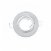 VISION-EL Support Plafond Rond Inclinable Blanc Ø86 Mm