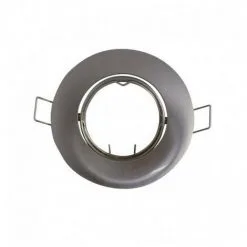 VISION-EL Support Plafond Rond Inclinable Argent Ø92 Mm