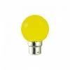 VISION-EL AMPOULE LED B22 BULB OPAQUE JAUNE 1W (9W)