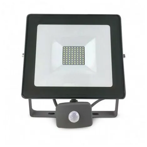 VISION-EL Projecteur Gris Anthracite Avec Détecteur 50W (450W) IP65 Led Blanc Froid 6000°K - Noir 1 VISION-EL Projecteur Gris Anthracite Avec Détecteur 50W (450W) IP65 Led Blanc Froid 6000°K - Noir