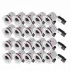 VISION-EL PACK 20X SUPPORT DE SPOT LED INCLINABLE BBC RT2012 - Blanc