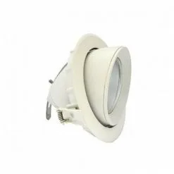 VISION-EL Spot Encastré LED Escargot Rond - 20W - 3000K - Orientable & Inclinable - Rond - Blanc