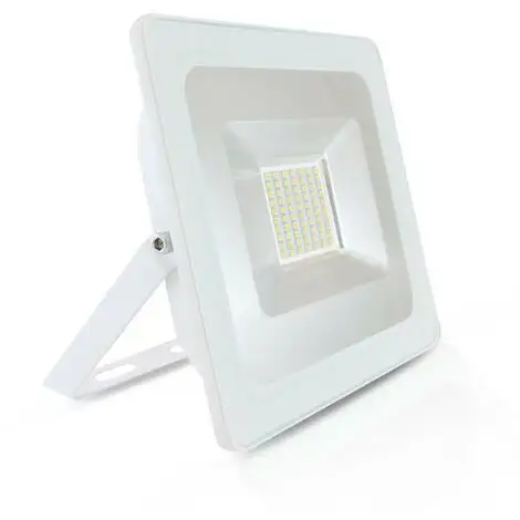 VISION-EL Projecteur Led Plat 50W (450W) IP65 Blanc Jour 6000°K Finition Blanc 1 VISION-EL Projecteur Led Plat 50W (450W) IP65 Blanc Jour 6000°K Finition Blanc