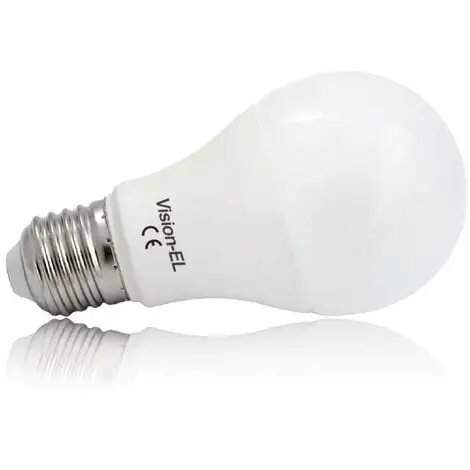 VISION-EL Ampoule Led 12W (110W) E27 Blanc Chaud 3000°K Bulb Dépoli 1 VISION-EL Ampoule Led 12W (110W) E27 Blanc Chaud 3000°K Bulb Dépoli