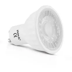 VISION-EL Spot Led SMD 5W (45W) GU10 Dimmable Blanc Chaud 3000°K Angle 80° 440 Lm