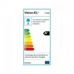 VISION-EL PLAFONNIER LED 12W (110W) HUBLOT IP65 Ø190 BLANC JOUR 4000°K -VISION-EL Soldes 6715572 3