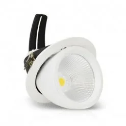 VISION-EL Spot LED Escargot Rond Orientable 60W 4000K + Alimentation Electronique