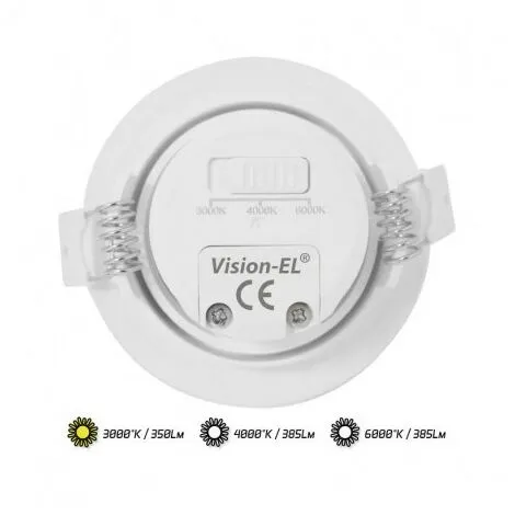 VISION-EL Spot LED Orientable CCT 230V 7W 3000K/4000K/6000K 3 VISION-EL Spot LED Orientable CCT 230V 7W 3000K/4000K/6000K – Image 3
