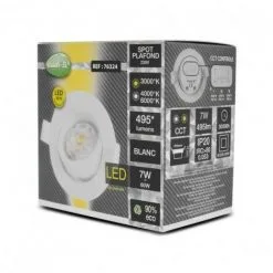 VISION-EL Spot LED Orientable CCT 230V 7W 3000K/4000K/6000K 7 VISION-EL Spot LED Orientable CCT 230V 7W 3000K/4000K/6000K -VISION-EL Soldes 69659373 4