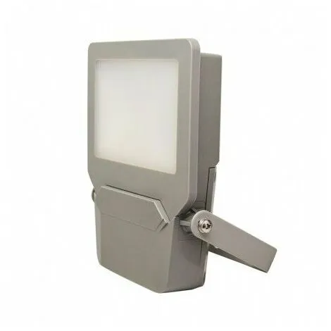 VISION-EL Projecteur Extérieur LED SMD Plat Gris - 10W - 3000K - IP65 - Non Dimmable - Gris (tout Métal) 1 VISION-EL Projecteur Extérieur LED SMD Plat Gris - 10W - 3000K - IP65 - Non Dimmable - Gris (tout Métal)