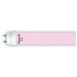 VISION-EL Tube LED T8 - 9W - Rose - 600 Mm