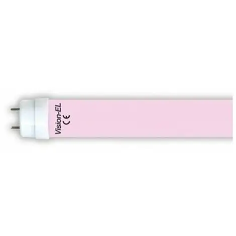VISION-EL Tube LED T8 - 9W - Rose - 600 Mm 1 VISION-EL Tube LED T8 - 9W - Rose - 600 Mm